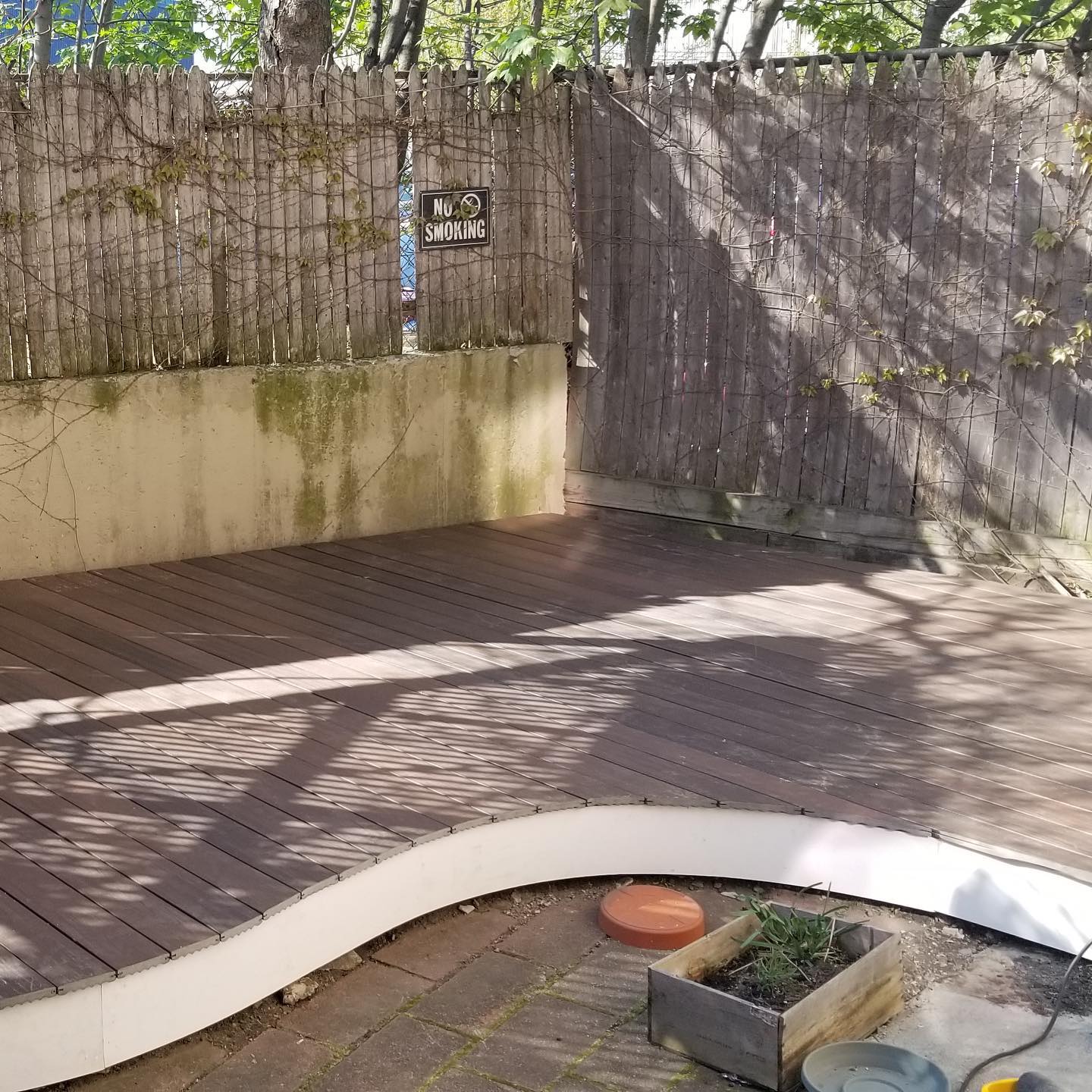 Deck project — before