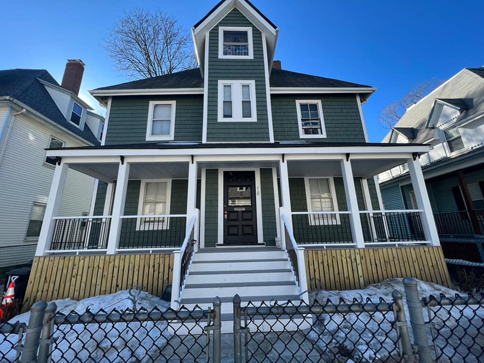 Siding project — after