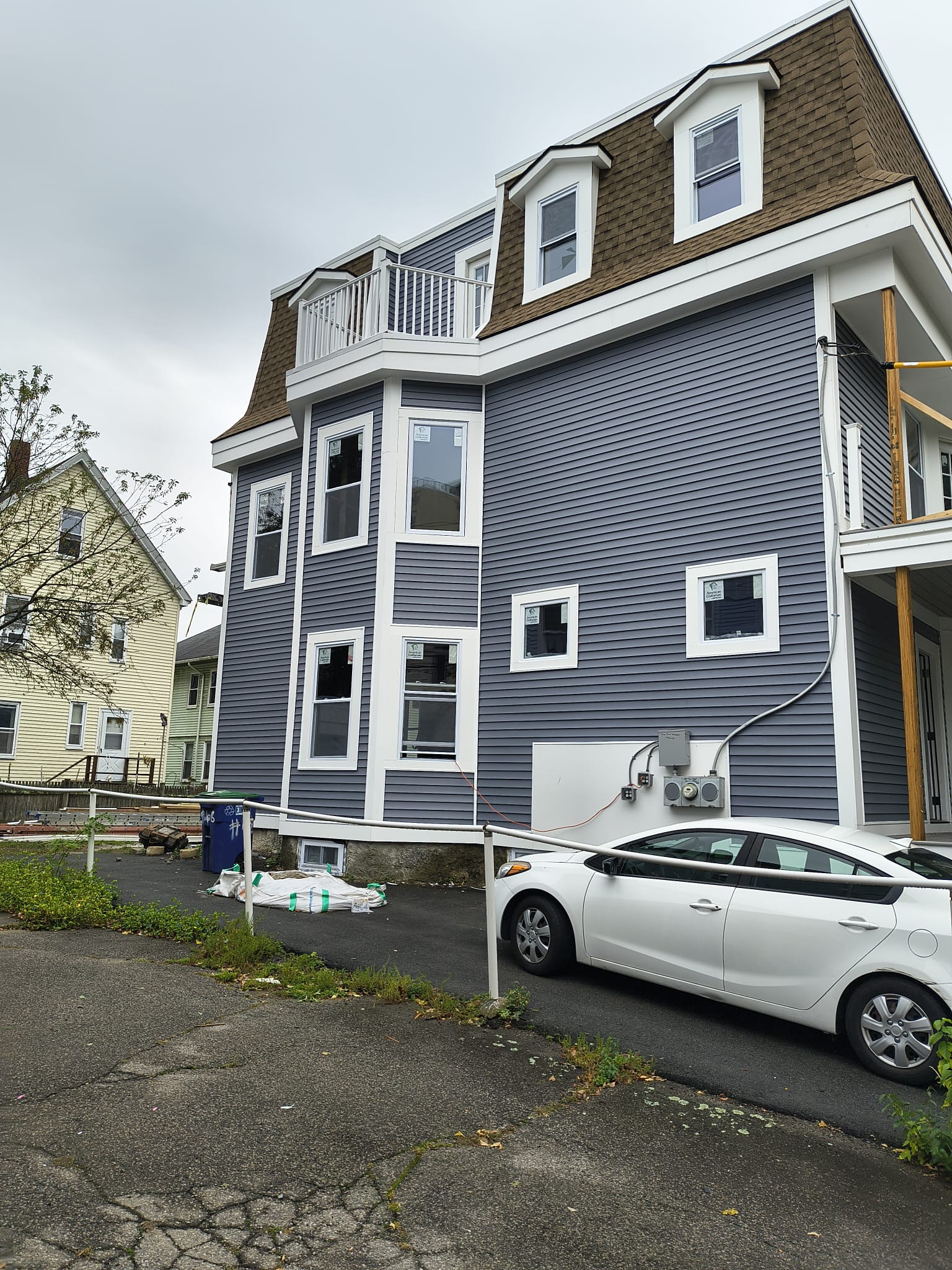 Siding project — after