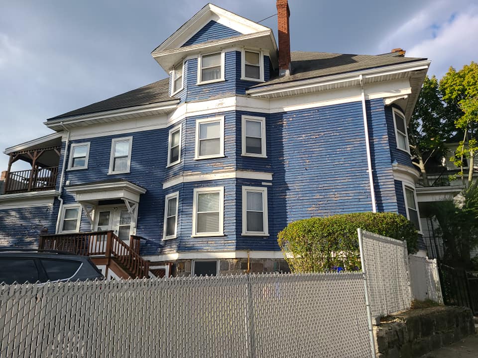 Siding project — before