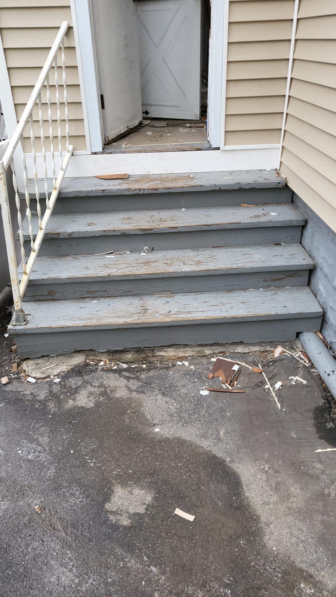 Stairs project — before